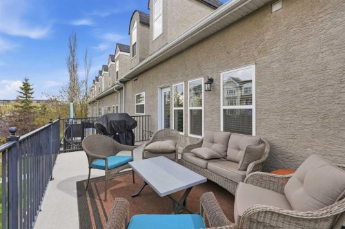 130 Garrison Square Sw, Calgary, AB - Outdoor With Deck Patio Veranda With Exterior