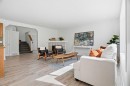 86 Brightondale Parade Se, Calgary, AB  - Indoor Photo Showing Living Room 