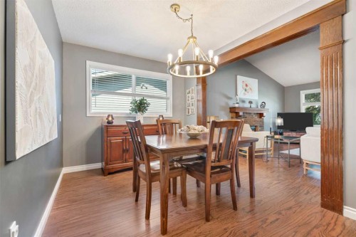 49 Lock Crescent, Okotoks, AB - Indoor Photo Showing Dining Room