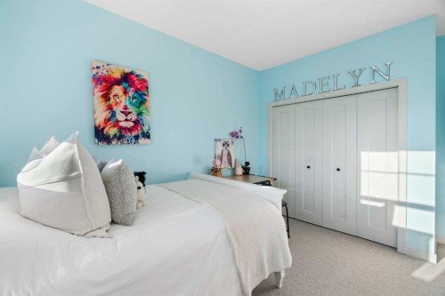 26 Bluerock Avenue Sw, Calgary, AB - Indoor Photo Showing Bedroom