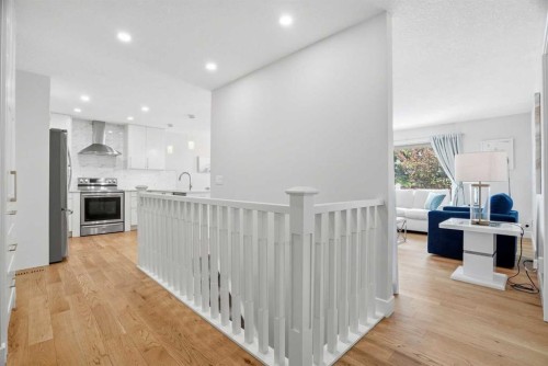 44 Vandoos Gardens Nw, Calgary, AB - Indoor Photo Showing Kitchen With Upgraded Kitchen