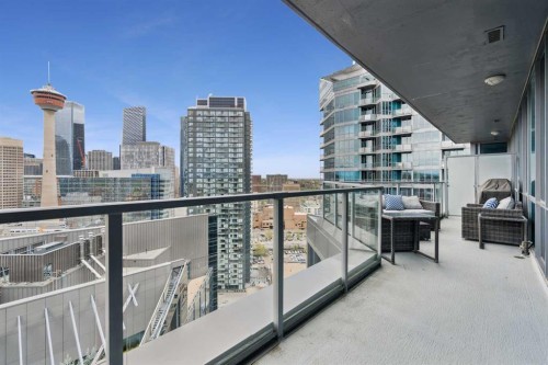 2401-220 12 Avenue Se, Calgary, AB - Outdoor With Balcony With Exterior