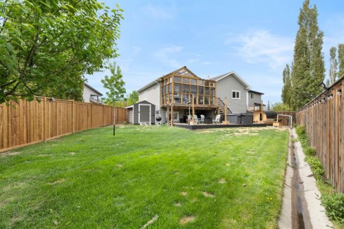 128 Hillcrest Cape, Strathmore, AB - Outdoor With Deck Patio Veranda