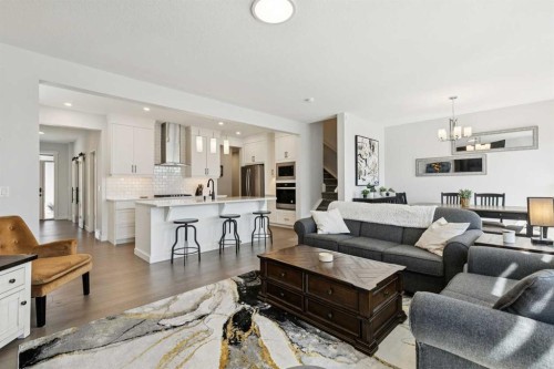 160 Precedence Hill, Cochrane, AB - Indoor Photo Showing Living Room