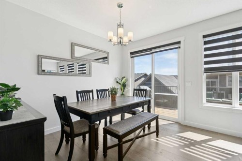 160 Precedence Hill, Cochrane, AB - Indoor Photo Showing Dining Room