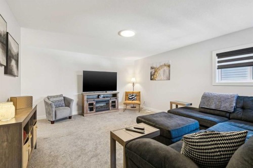 160 Precedence Hill, Cochrane, AB - Indoor Photo Showing Living Room