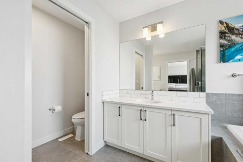 160 Precedence Hill, Cochrane, AB - Indoor Photo Showing Bathroom