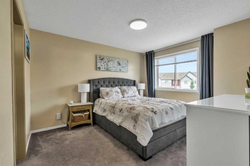 300 Copperstone Cove Se, Calgary, AB - Indoor Photo Showing Bedroom