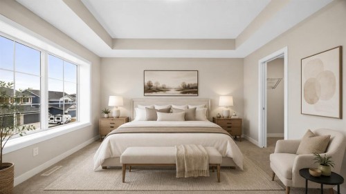536 Chelsea Gardens, Chestermere, AB - Indoor Photo Showing Bedroom