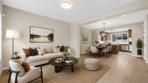 536 Chelsea Gardens, Chestermere, AB - Indoor Photo Showing Living Room