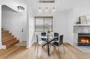 85 Cedarwood Hill Sw, Calgary, AB  - Indoor Photo Showing Dining Room With Fireplace 