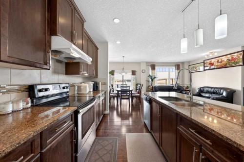 277 Panton Way Nw, Calgary, AB - Indoor Photo Showing Kitchen With Stainless Steel Kitchen With Double Sink With Upgraded Kitchen
