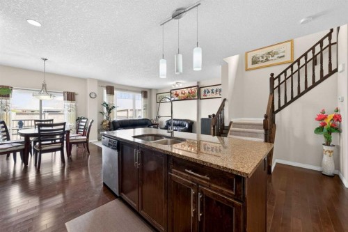 277 Panton Way Nw, Calgary, AB - Indoor Photo Showing Kitchen With Double Sink