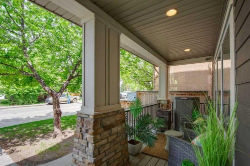 1-528 34 Street Nw, Calgary, AB - Outdoor With Deck Patio Veranda With Exterior