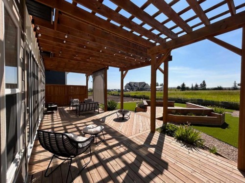 596 Muirfield Crescent, Lyalta, AB - Outdoor With Deck Patio Veranda With Exterior