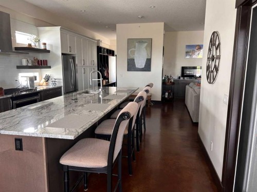 596 Muirfield Crescent, Lyalta, AB - Indoor Photo Showing Kitchen With Stainless Steel Kitchen With Upgraded Kitchen