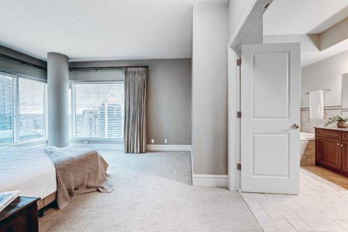 2308-920 5 Avenue Sw, Calgary, AB - Indoor Photo Showing Bedroom