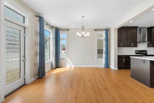 486 Silverado Boulevard Sw, Calgary, AB - Indoor Photo Showing Kitchen