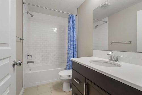 486 Silverado Boulevard Sw, Calgary, AB - Indoor Photo Showing Bathroom