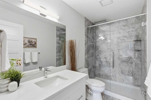 1306-81 Arbour Lake View Nw, Calgary, AB - Indoor Photo Showing Bathroom