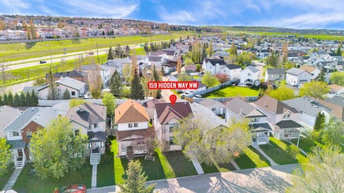 159 Hidden Way Nw, Calgary, AB - Outdoor With View