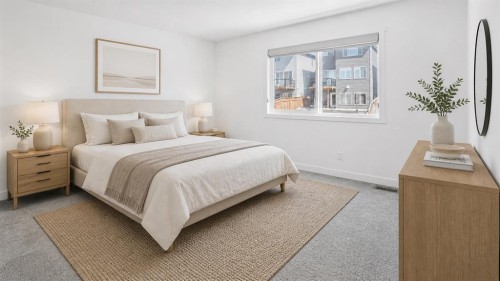 34 Lucas Terrace Nw, Calgary, AB - Indoor Photo Showing Bedroom