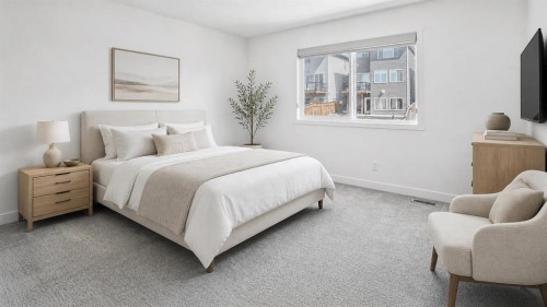 34 Lucas Terrace Nw, Calgary, AB - Indoor Photo Showing Bedroom