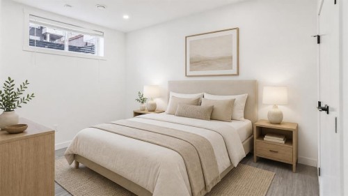 34 Lucas Terrace Nw, Calgary, AB - Indoor Photo Showing Bedroom