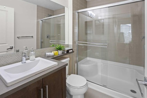 8 Sherwood Row Nw, Calgary, AB - Indoor Photo Showing Bathroom