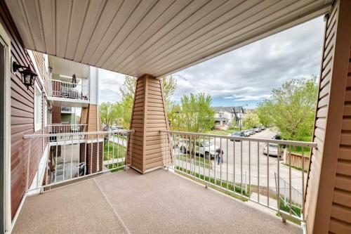 1220-10 Prestwick Bay Se, Calgary, AB - Outdoor With Balcony With Exterior