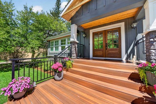 7136 Bow Crescent Nw, Calgary, AB - Outdoor With Deck Patio Veranda With Exterior