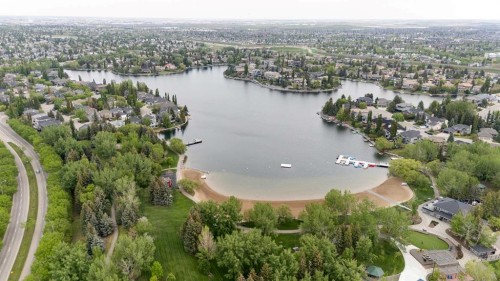 8 Mt Cascade Close Se, Calgary, AB - Outdoor With Body Of Water With View