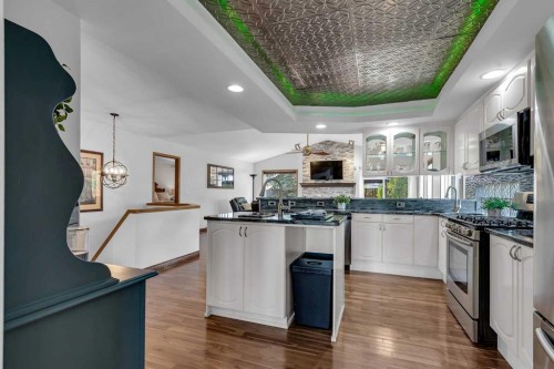 8 Mt Cascade Close Se, Calgary, AB - Indoor Photo Showing Kitchen With Upgraded Kitchen