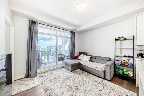 415-300 Auburn Meadows Common Se, Calgary, AB - Indoor Photo Showing Living Room
