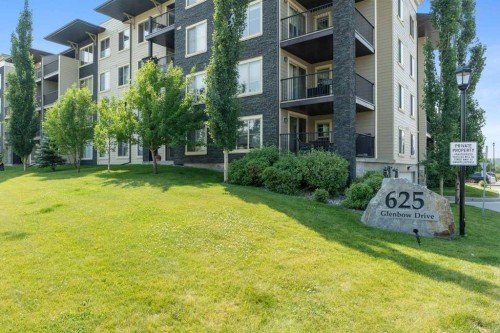 2302-625 Glenbow Drive, Cochrane, AB - Outdoor With Balcony