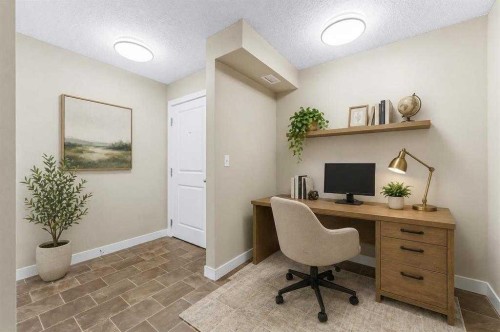 2302-625 Glenbow Drive, Cochrane, AB - Indoor Photo Showing Office