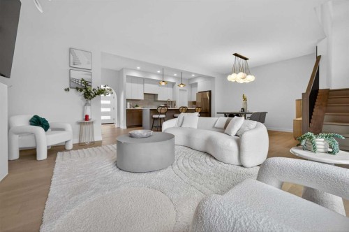 267 Bluerock Avenue Sw, Calgary, AB - Indoor Photo Showing Living Room
