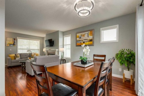 126 Harvest Gold Place Ne, Calgary, AB - Indoor Photo Showing Dining Room