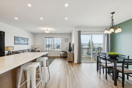 231 Kingsbridge Road Se, Airdrie, AB - Indoor Photo Showing Dining Room