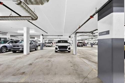 403-122 Mahogany Centre Se, Calgary, AB - Indoor Photo Showing Garage