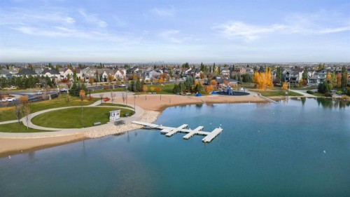 403-122 Mahogany Centre Se, Calgary, AB - Outdoor With Body Of Water With View