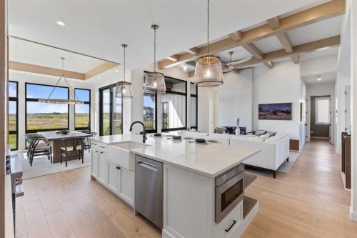 8 Monterra Rise, Cochrane Lake, AB - Indoor Photo Showing Kitchen With Upgraded Kitchen