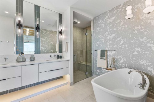 8 Monterra Rise, Cochrane Lake, AB - Indoor Photo Showing Bathroom