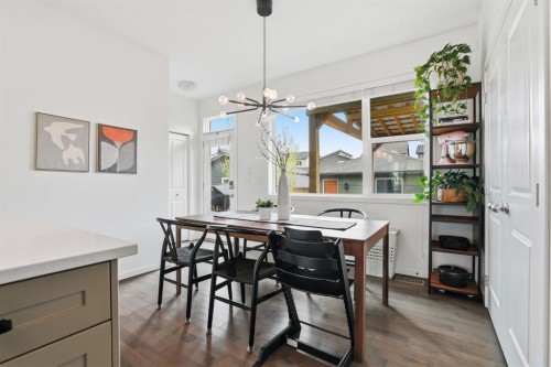 648 Walden Drive Se, Calgary, AB - Indoor Photo Showing Dining Room