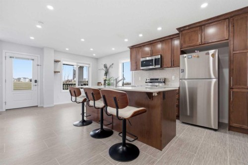 11257 Cityscape Drive Ne, Calgary, AB - Indoor Photo Showing Kitchen With Stainless Steel Kitchen With Upgraded Kitchen
