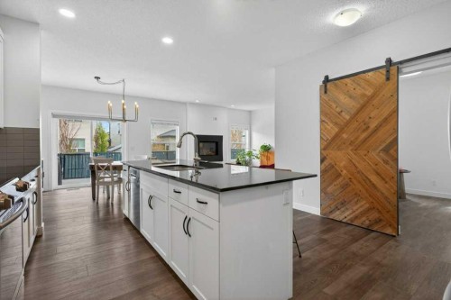 1091 Brightoncrest Green Se, Calgary, AB - Indoor Photo Showing Kitchen With Upgraded Kitchen
