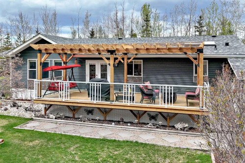 1 Ridge Drive, Rural Ponoka County, AB - Outdoor With Deck Patio Veranda