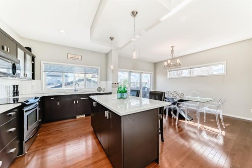 101 Copperstone Circle Se, Calgary, AB - Indoor Photo Showing Kitchen With Upgraded Kitchen