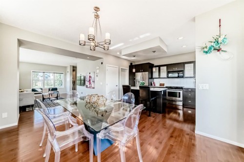 101 Copperstone Circle Se, Calgary, AB - Indoor Photo Showing Dining Room