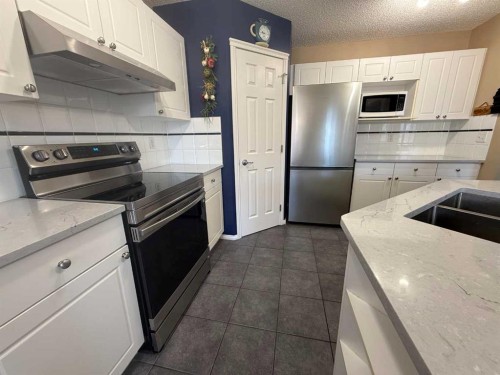15 Saddletree Drive Ne, Calgary, AB - Indoor Photo Showing Kitchen With Double Sink